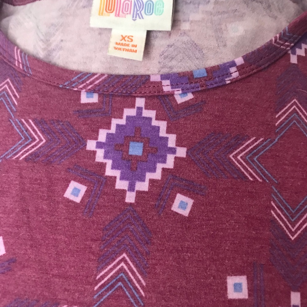 LuLaRoe Raspberry Irma - Picture 2 of 2